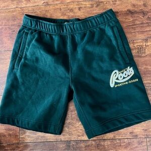 Roots Dark Green Sporting Shorts